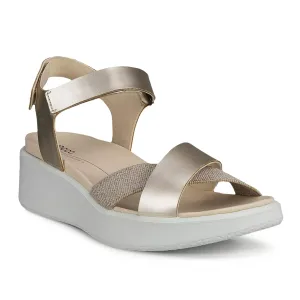 ECCO Flowt Wedge LX W Pure Wh Gold